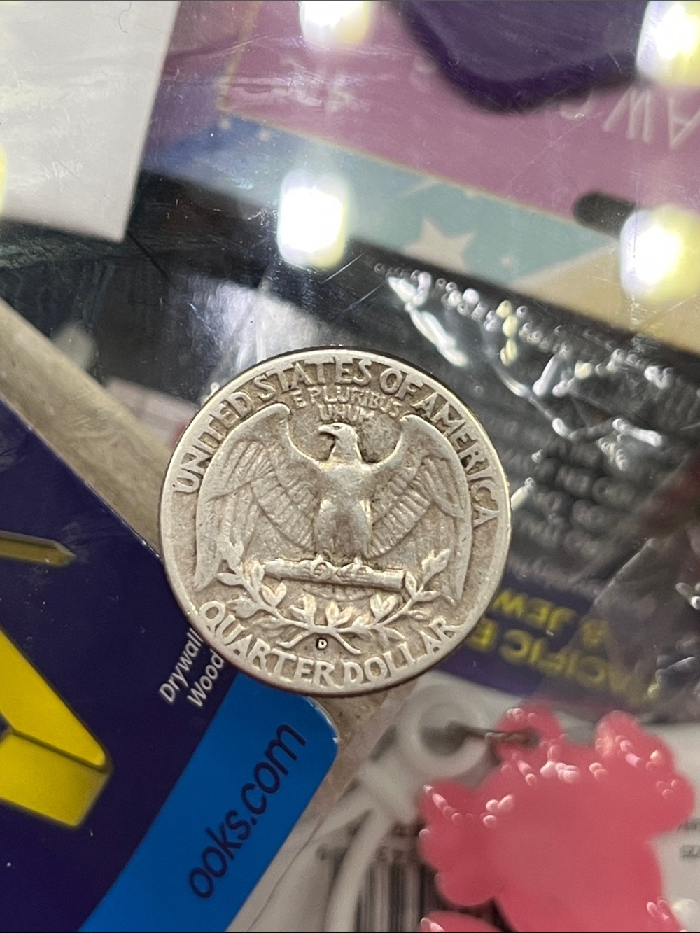 liberty Silver Tone Quarter Coin collectible